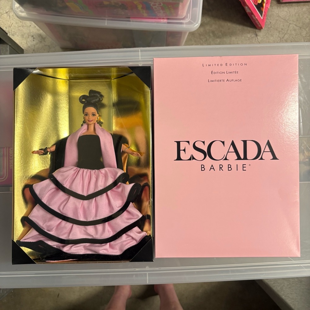 Escada Barbie in Pink and Black Ensemble